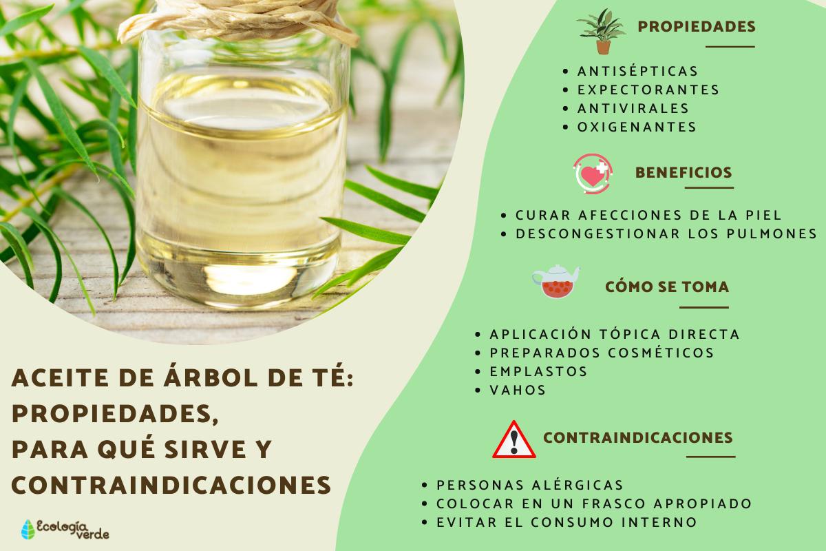 Usos y ventajas del aceite esencial de árbol de té a